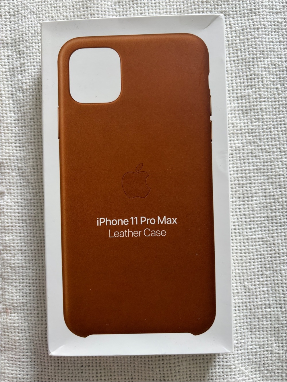 Apple Leather iPhone Case for 11 Pro Max - Saddle Brown
